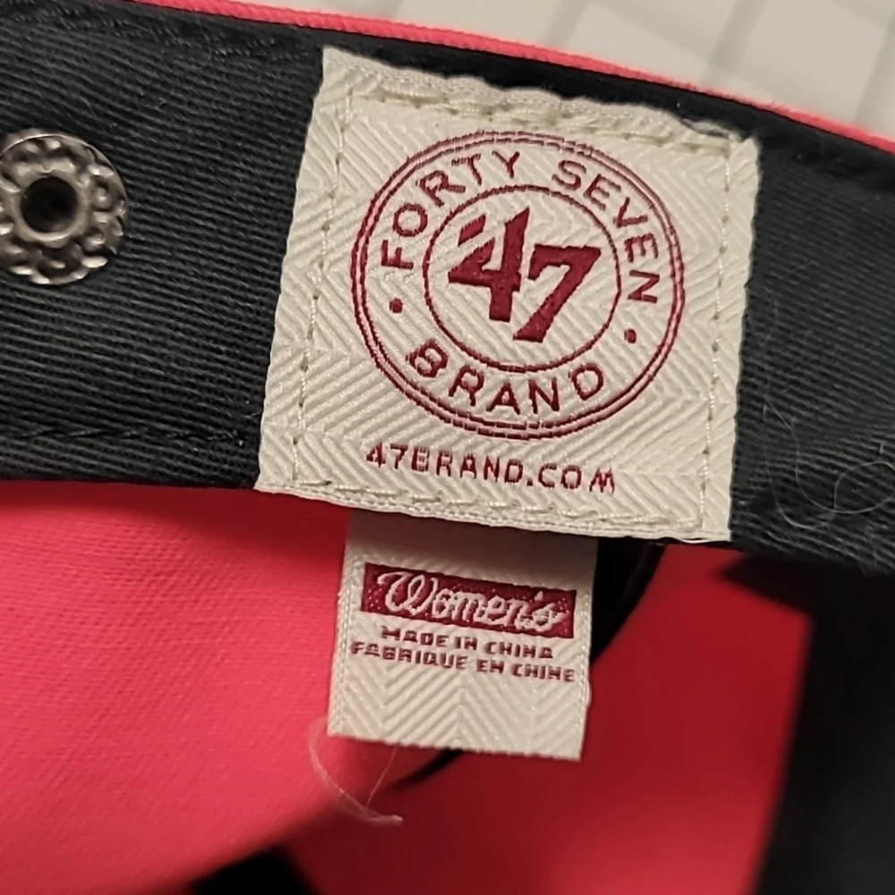 Woman's Fourty Seven Brand Hot Pink Prince William Cannons Baseball Hat‎